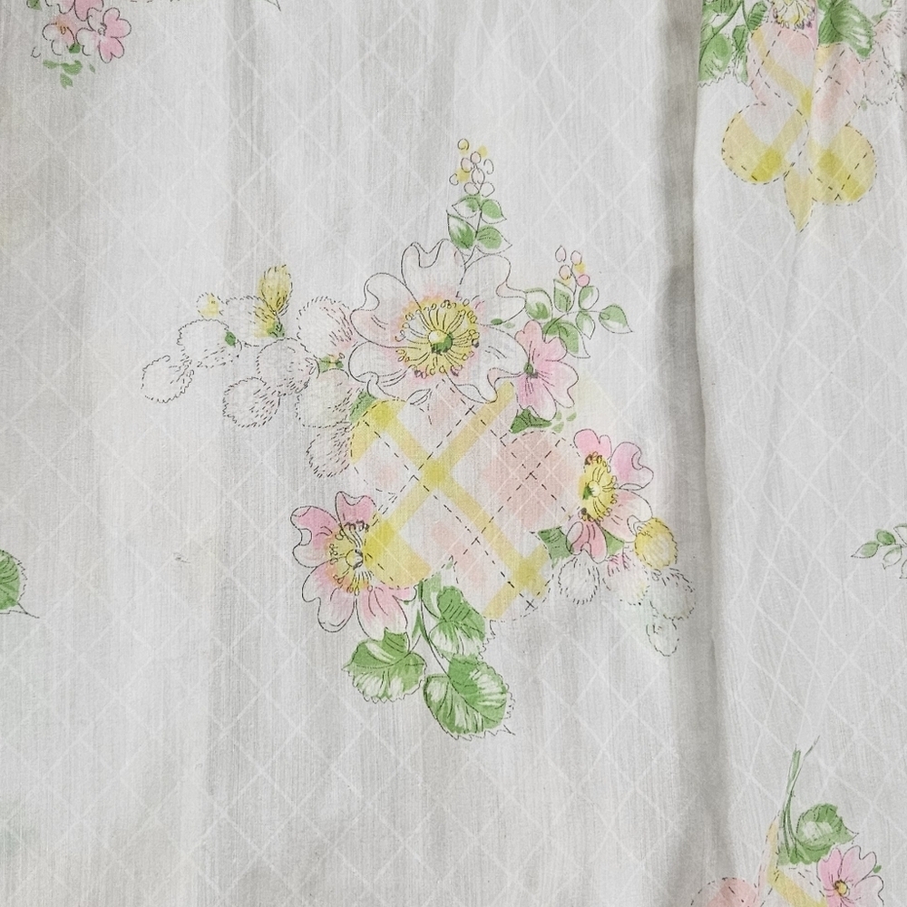 Vintage Floral Nightgown, L - Picture 5 of 6